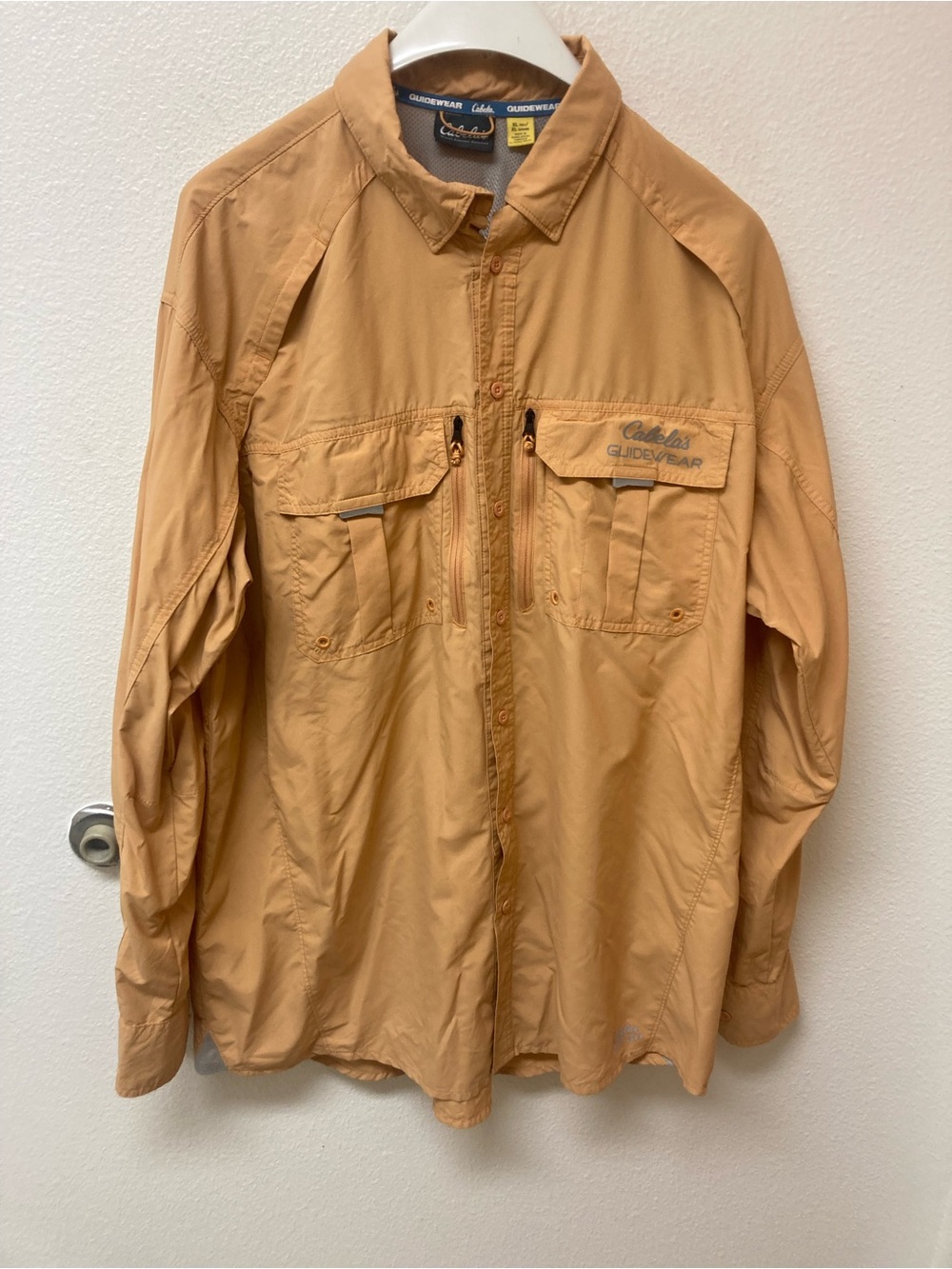 CABELA’S GUIDEWEAR Men’s Orange Shirt (XL Tall)